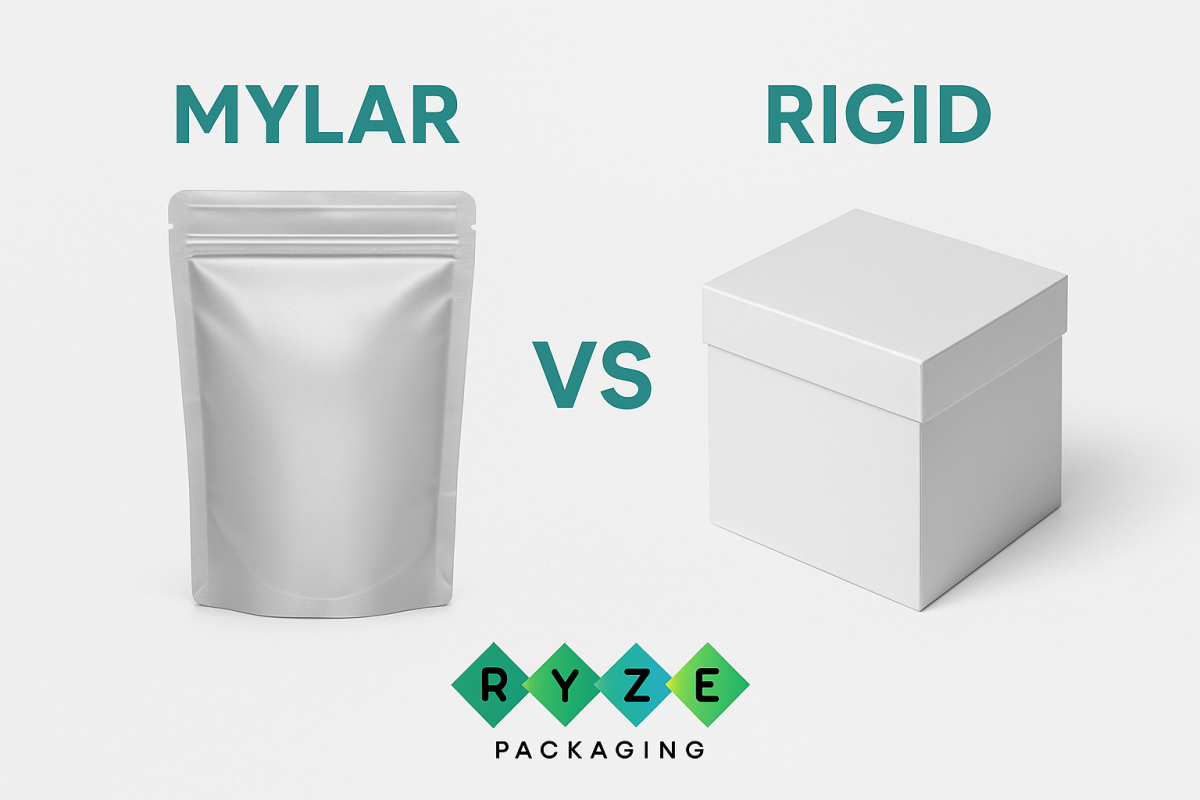 Mylar vs Rigid Packaging