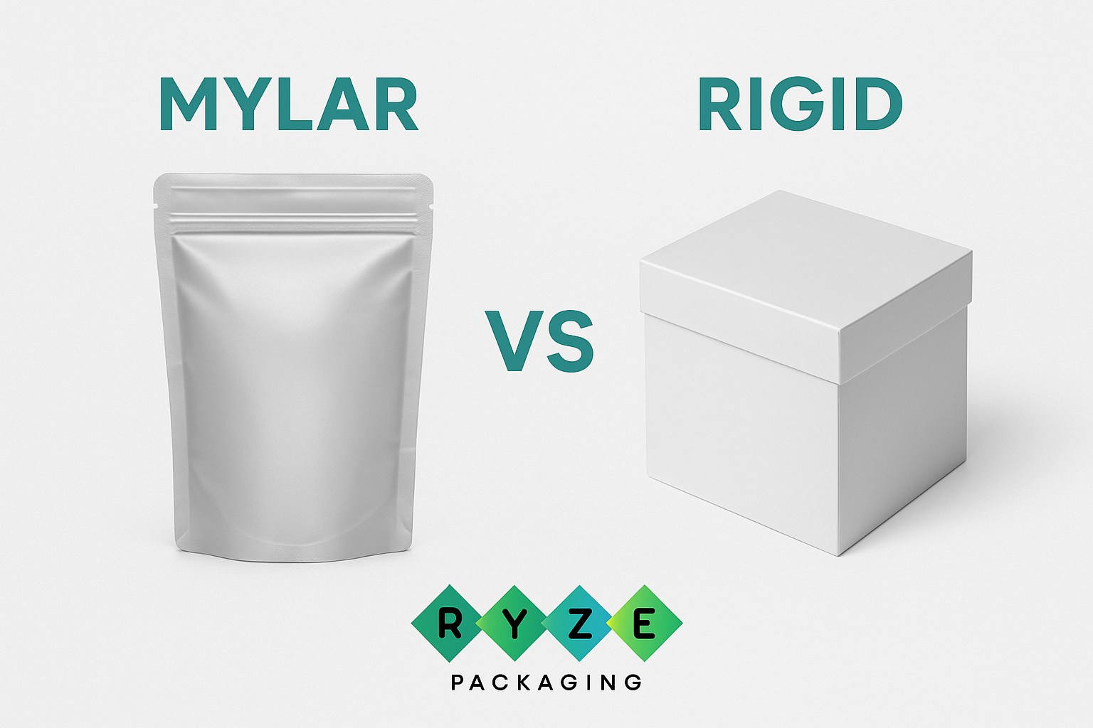 Mylar vs Rigid Packaging